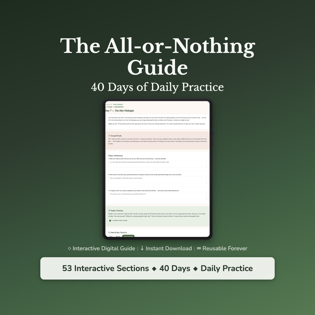All or Nothing Workbook & 40-Day Guide — interactive workbook cover