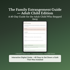 Estrangement Workbook & 40-Day Journal – Adult Child Edition – Interactive Digital Guide