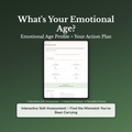 Emotional Age Quiz & Workbook – Why Part of You Reacts Young – Interactive Self-Assessment
