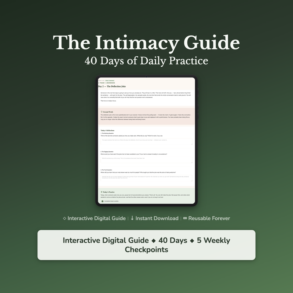 Intimacy Workbook & 40-Day Guide — interactive workbook cover