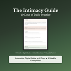 Intimacy Workbook & 40-Day Guide — interactive workbook cover