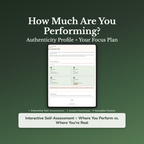 Authenticity Quiz & Workbook – How Much Are You Performing? – Interactive Self-Assessment