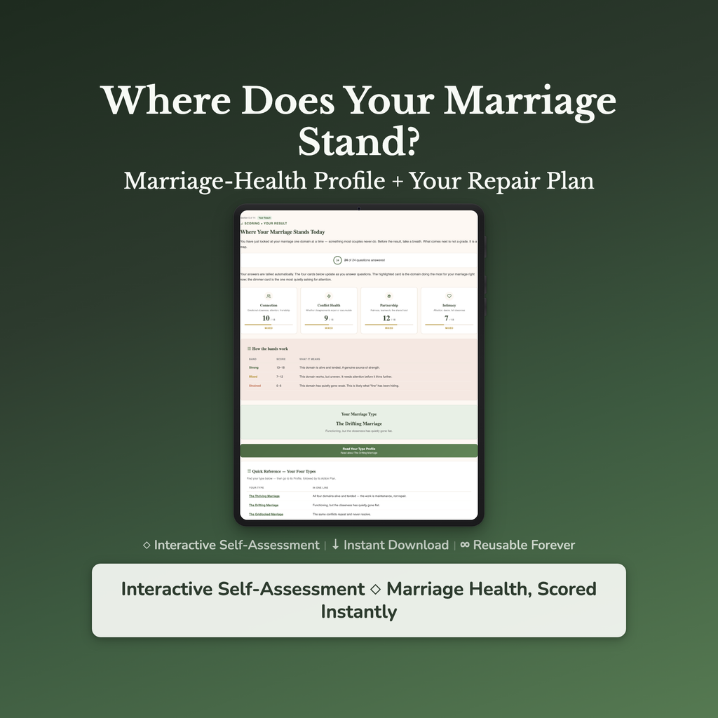 Marriage Quiz & Workbook – How Healthy Is Yours? – Interactive Self-Assessment