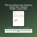 Number Obsession Profile — interactive workbook cover