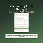 Betrayal Quiz & Workbook – Why Am I Still Not Over It? – Interactive Self-Assessment