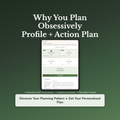 Over-Planning Profile — interactive workbook cover
