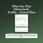 Over-Planning Profile — interactive workbook cover