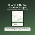 Change Quiz & Workbook – How Well Do You Handle Change? – Interactive Self-Assessment