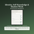 Shadow Work Worksheets – Hidden Parts, Triggers, Projections & Inner Child – Interactive Worksheets Bundle