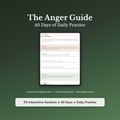 Anger Management Workbook & 40-Day Guide — interactive workbook cover