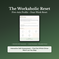 Workaholic Quiz & Workbook – Why You Can't Put Work Down – Interactive Self-Assessment