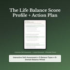 Life Balance Profile — interactive workbook cover