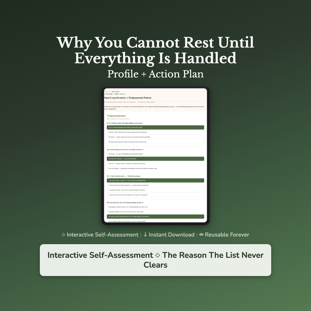 Burnout Quiz — interactive workbook cover