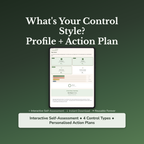 Control Style Profile — interactive workbook cover