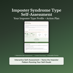 Imposter Syndrome Quiz & Workbook – What's Your Type? – Interactive Self-Assessment