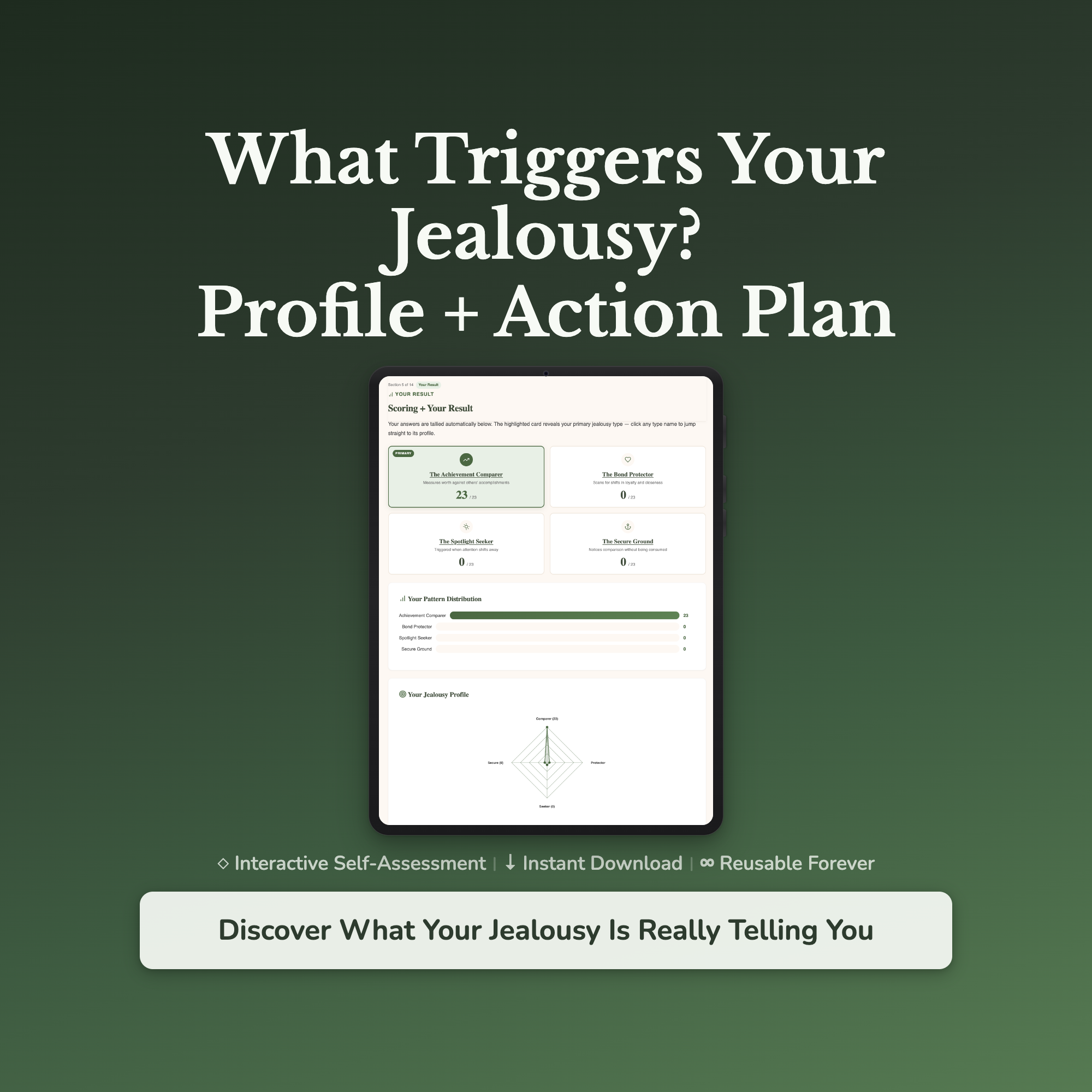 Jealousy Trigger Profile — interactive workbook cover