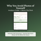 Body Image Quiz & Workbook – Why You Hide From the Camera – Interactive Self-Assessment