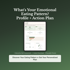 Emotional Eating Profile — interactive workbook cover