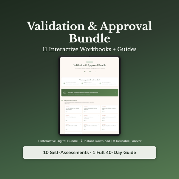 People Pleasing Quiz Bundle – Why I Need Constant Reassurance – Interactive Digital Bundle — interactive digital workbook