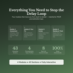 Procrastination Workbook — what's inside (section breakdown)
