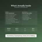 Overthinking Workbook Bundle – Why Can't I Stop Spiraling at 3am – Interactive Digital Bundle
