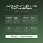 Financial Stress Profile — what's inside (section breakdown)