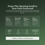 Comparison Workbook & 40-Day Guide — what's inside (section breakdown)