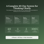 Critical Thinking Workbook & Training — what's inside (section breakdown)