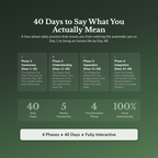 People Pleasing Workbook & 40-Day Guide — what's inside (section breakdown)