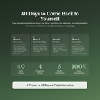 Emotional Numbness Workbook & 40-Day Guide — what's inside (section breakdown)