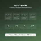 Focus & Distraction Worksheets – Beat Distraction, Flow State, Attention Span – Interactive Worksheets Bundle