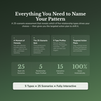 Relationship Pattern Profile — what's inside (section breakdown)
