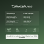 Self-Worth Bundle – Inner Critic Shadow Work 26 Tools – Interactive Digital Bundle