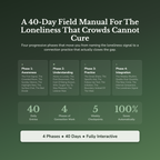 Loneliness Workbook & 40-Day Guide — what's inside (section breakdown)