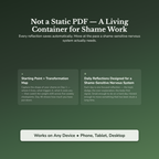 Shame Workbook & 40-Day Guide — interactive features and tools