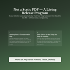Letting Go Workbook & 40-Day Guide — interactive features and tools