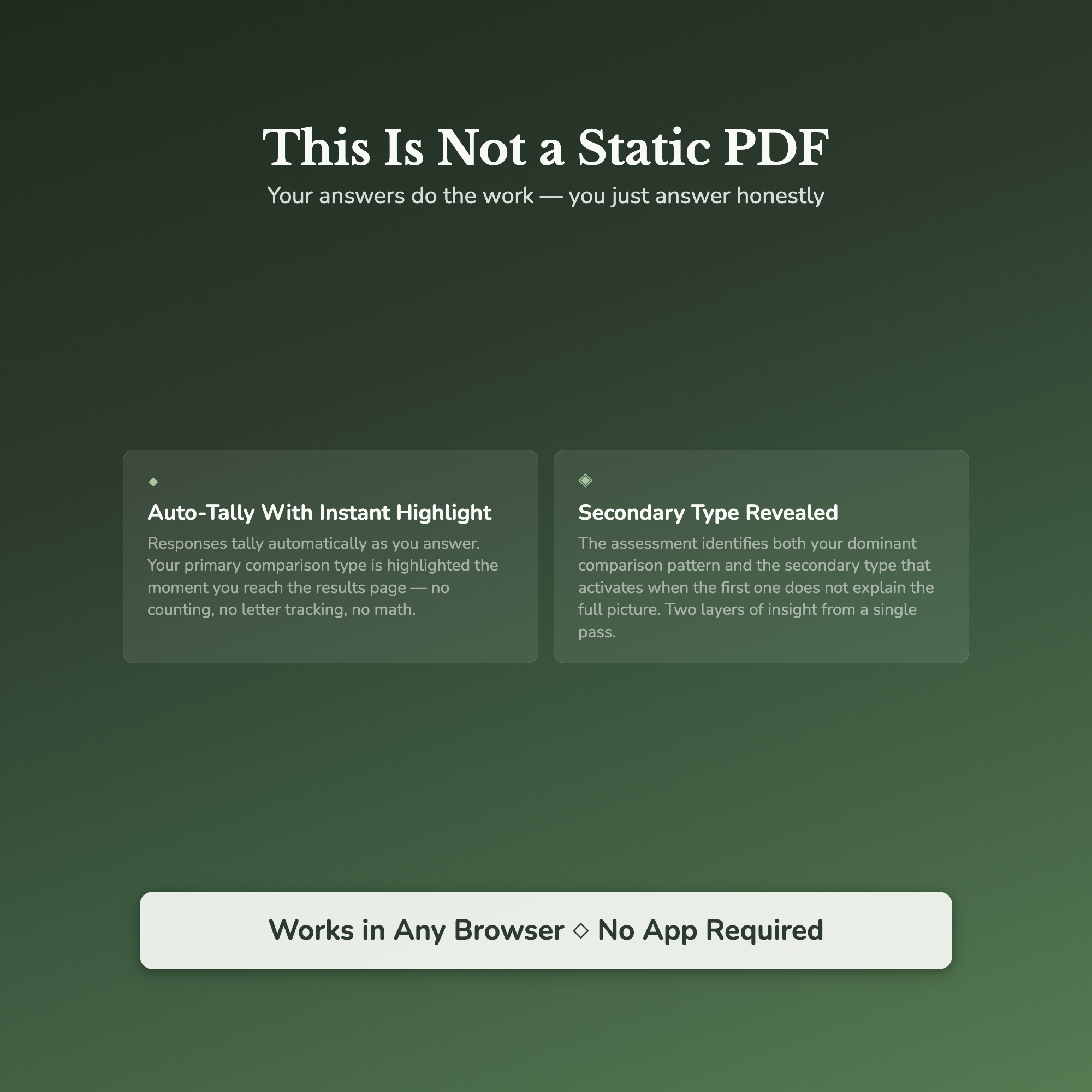 Partner Search Profile — sample interactive page