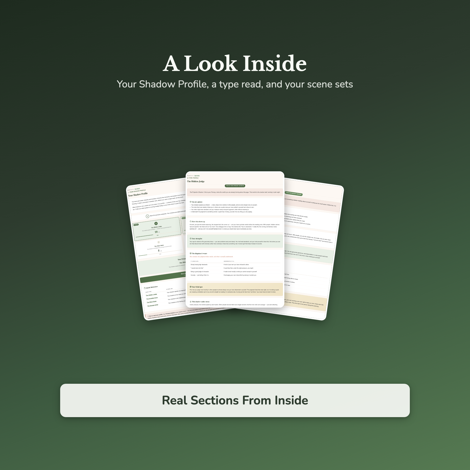 Shadow Work Quiz & Workbook – Which Shadow Is Running You – Interactive Self-Assessment