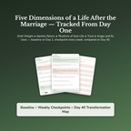 Divorce Workbook & 40-Day Guide — sample result and action plan
