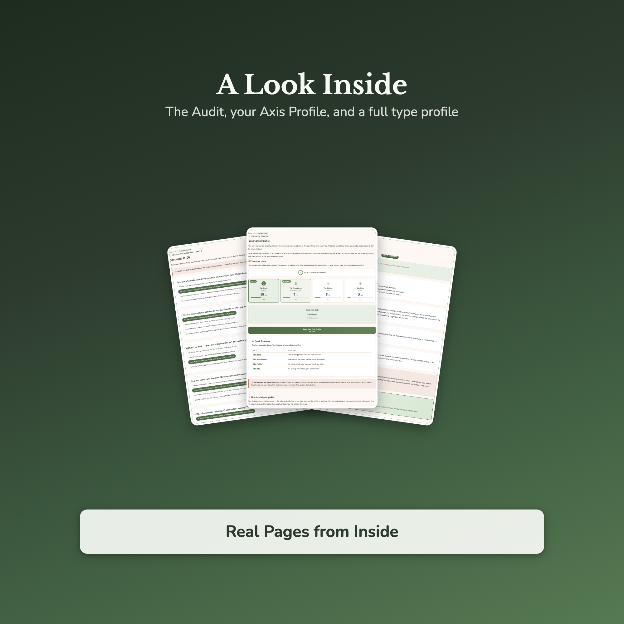 Type A Quiz & Workbook – Which Axis Runs Hottest in You? – Interactive Self-Assessment