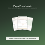 Decision Fatigue Workbook — sample result and action plan