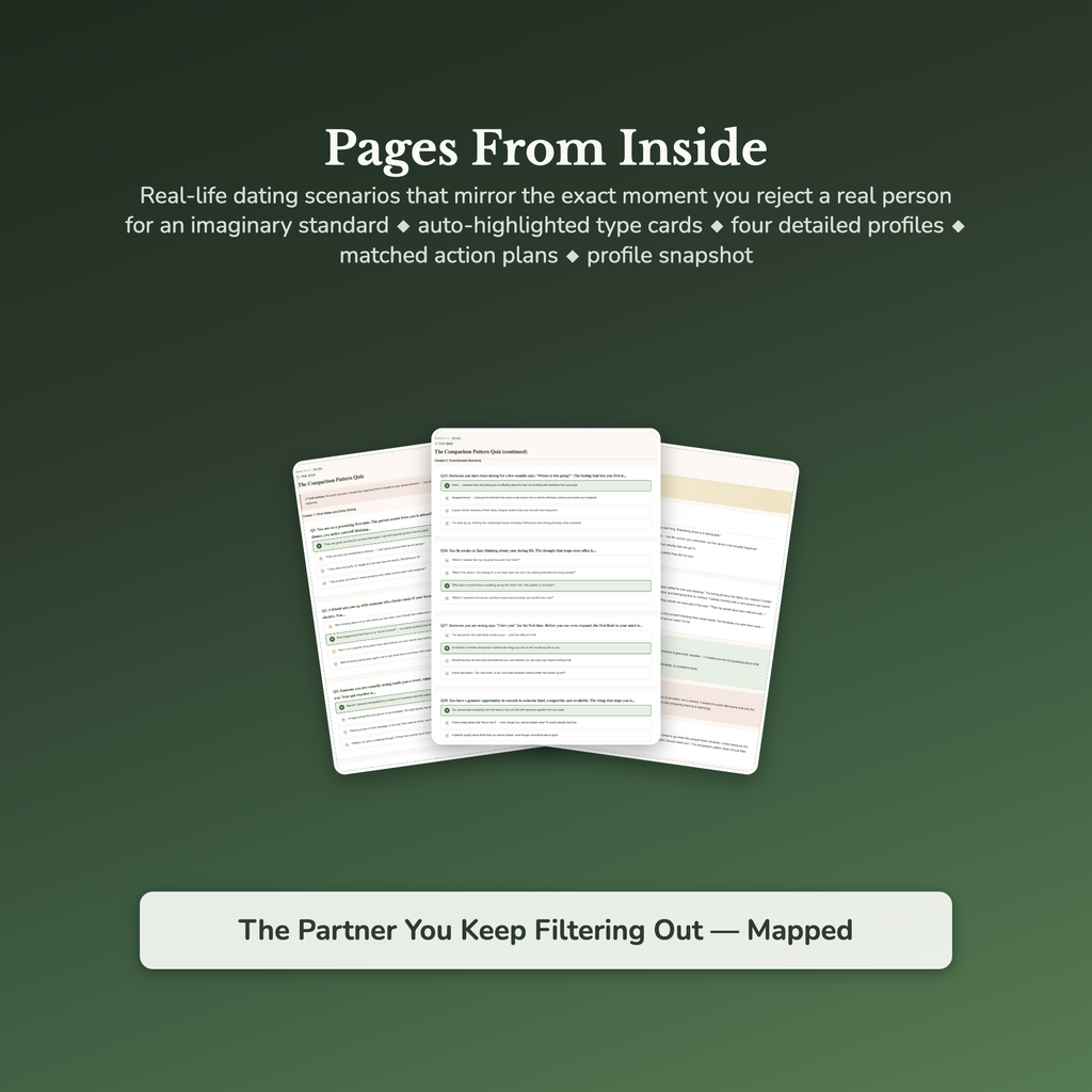 Partner Search Profile — sample auto-scoring quiz