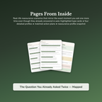 Reassurance Seeking Profile — sample result and action plan