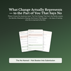 Fear of Change Workbook & 40-Day Guide — sample result and action plan