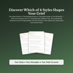 Grief Navigation Profile — sample result and action plan