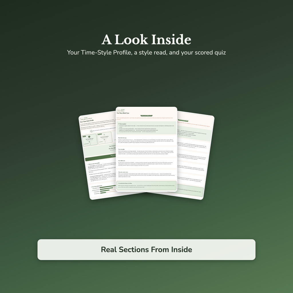 Time Management Quiz & Workbook – Why Every System Fails – Interactive Self-Assessment