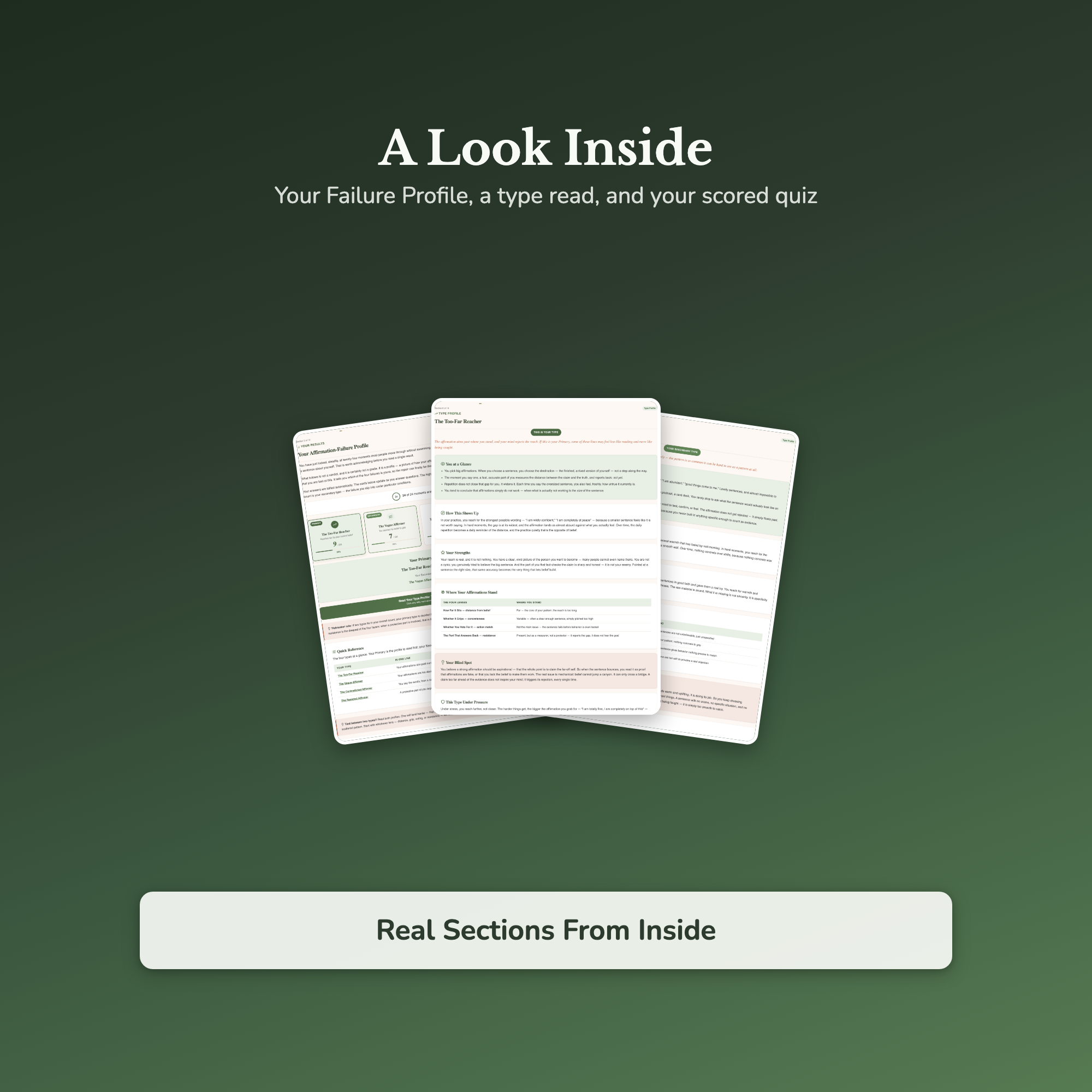 Affirmations Quiz & Workbook – Why the Words Never Stick – Interactive Self-Assessment