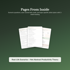 Productivity Profile — sample result and action plan