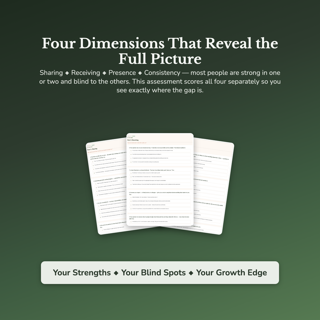 Emotional Availability Profile — sample result and action plan