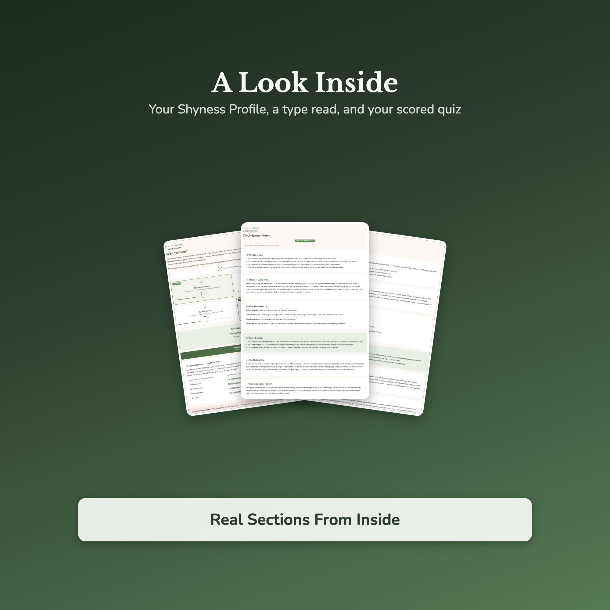 Shyness Quiz & Workbook – Why You Go Quiet Around People – Interactive Self-Assessment